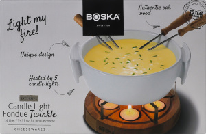 Какелон для фондю на 6 персон керамічний білий 1.6л №340031 Boska 4шт
