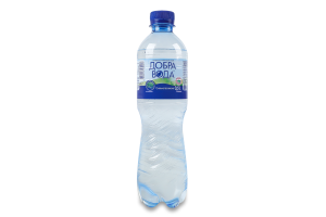 Вода минеральная сильногазированная столовая гидрокарбонатная сложного катионного состава Добра вода п/бут 0.5л