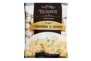 Пельмені З яловичиною та свининою Українська Зірка м/у 1кг