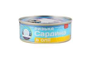 Сардина в олії Ризька Ventspils з/б 240г