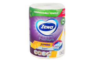 Полотенца бумажные Jumbo Premium Zewa 1шт