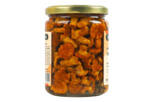 Грибы маринованные Лисички Полісянка с/б 360г