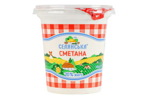 Сметана 20% Селянська ст 300г