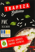Рис шлифованный в пакетиках для варки Жасмин Bellissimo Trapeza к/у 5х80г