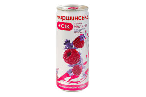 Напиток безалкогольный сокосодержащий негазированный со вкусом малины и экстрактом лаванды Моршинська ж/б 0.33л
