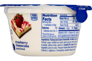 Yoplait Greek 100 Protein Fat Free Yogurt Strawberry Cheesecake