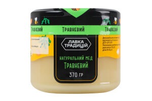 Мед натуральний квітковий поліфлорний травневий Лавка традицій в/ґ с/б 370г