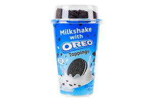 Коктейль молочный 2.7% ультрапастеризованный Шейк с топпингом Oreo ст 200мл