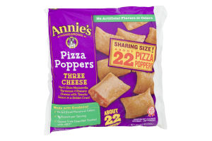 Annie's Homegrown Pizza Poppers Three Cheese - 22 CT