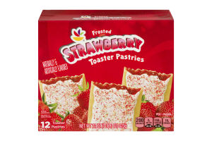 Ahold Frosted Toaster Pastries Strawberry - 12 CT