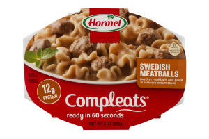 Hormel Compleats Swedish Meatballs, 9 Ounce