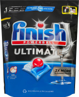 Засіб для миття посуду в посудомийних машинах в капсулах All in 1 Ultimate Powerball Finish 100шт