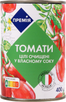 Томаты целые бланшированные Премія ж/б 400г
