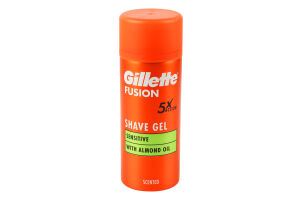 Гель для гоління з мигдальною олією Sensitive Fusion 5 Gillette 75мл