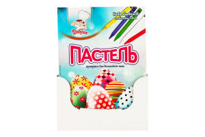 Набор Красители пищевые 4х3г + карандаши восковые 5шт + перчатки 1пара + 1 блок полосок Пастель Добрик к/у 1шт