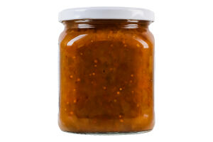 Салат з томатів зелених пастеризований Ніжин с/б 450г