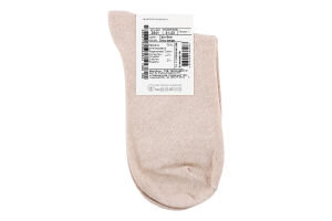 Шкарпетки жіночі сіро-бежеві класичні р.21-23 Bonus