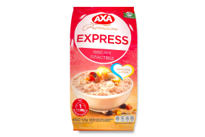 Хлопья овсяные быстрого приготовления Express Premium Axa м/у 450г