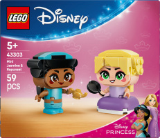 Конструктор для дітей від 5років №43303 Mini Jasmine&Rapunzel Disney Lego 59ел