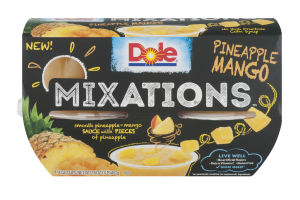 Dole Mixations Fruit Cups Pineapple Mango - 4 CT