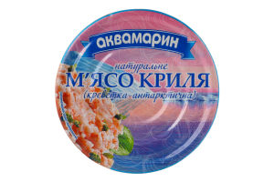 М'ясо криля натуральне Аквамарин з/б 100г
