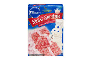 Pillsbury Moist Supreme Strawberry Premium Cake Mix