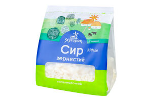 Творог зернистый нежирный Хуторок м/у 330г