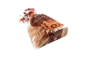 Хлеб половинка в нарезке пшеничный Гречневый дар Цар хліб м/у 350г