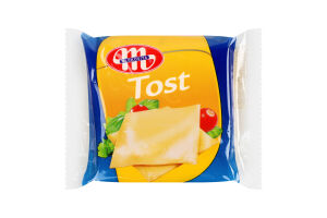 Сир плавлений тостерний слайсами Tost Mlekovita м/у 130г