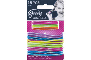 Goody Ouchless No Metal Elastics - 18 CT