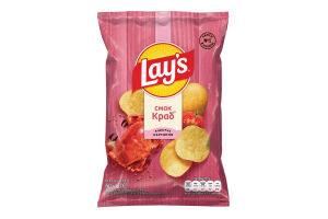 Чипсы картофельные Краб Lay's м/у 60г