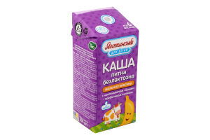 Каша молочно-вівсяна 2% для дітей від 6міс питна безлактозна Банан Яготинське для дітей т/п 200г
