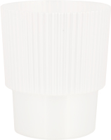 Горщик д/орхідей Стелла біла перлина з дренажем 13*15см Алеана