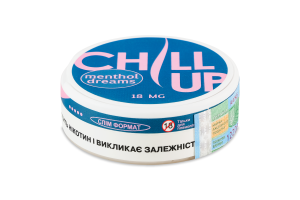 Подушечки никотиносодержащие бестабачные для орального использования с подсластителями Chill Up Menthol dreams 20шт