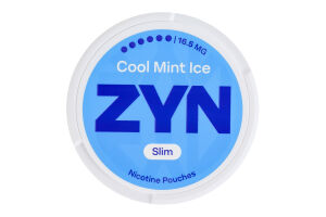 Подушечки никотиносодержащие бестабачные Cool mint ice Slim ZYN 20х0.7г
