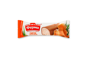 Сирок глазурований 16% зі шматочками солоної карамелі Ферма м/у 36г