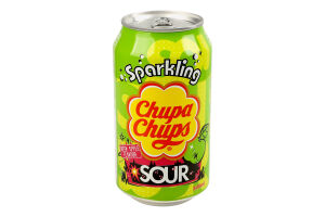 Напій Chupa Chups Sour Green Apple газ з/б
