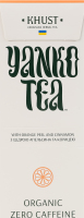 Чай трав'яний органічний з цедрою апельсина та корицею Янко-чай к/у 10x2.4г