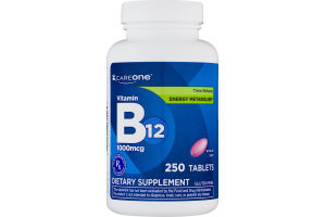CareOne Vitamin B12 1000mcg Tablets - 250 CT