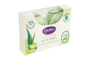 Мыло косметическое с экстрактом алоэ вера Hydro pure Duru 2х135г
