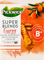 Чай травяной ароматизированный витаминизированный Лемонграсс Energy Super blends Pickwick к/у 15х1.5г