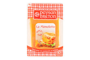 Сир Paysan Breton Мімолет скибочками 40%