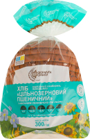 Хліб половинка в нарізці з насінням соняшника та льону Цільнозерновий пшеничний Формула смаку м/у 300г