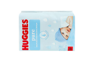 Серветки вологі дитячі Pure Huggies 3х48шт