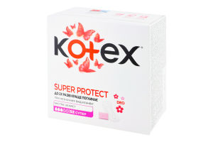 Прокладки ежедневные Super Deo Kotex 52шт