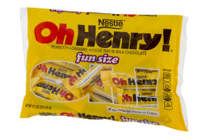 Nestle Oh Henry! Peanutty Caramel Fudge Bar Fun Size