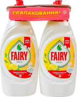Средство для мытья посуды Лимон Fairy 2х900мл