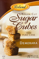 Roland Rough Cut Sugar Cubes Demerara