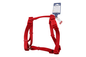 Шлея-вісімка д/собак Преміум червона нейлон 20мм 50-75см Тріксі