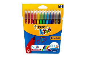 Фломастеры Kids Bic 12шт